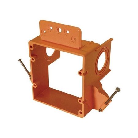 Cantex Electrical Box, Junction Box, 2 Gang, PVC, Square 3561578